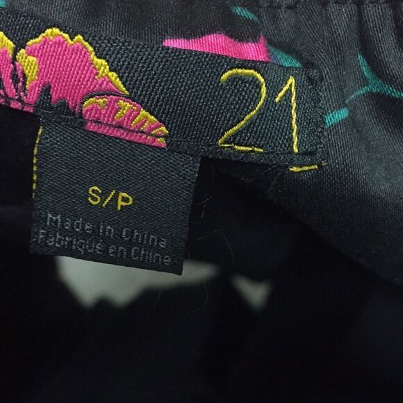 Forever 21 Strapless Flower Dress Small - Picture 6 of 6